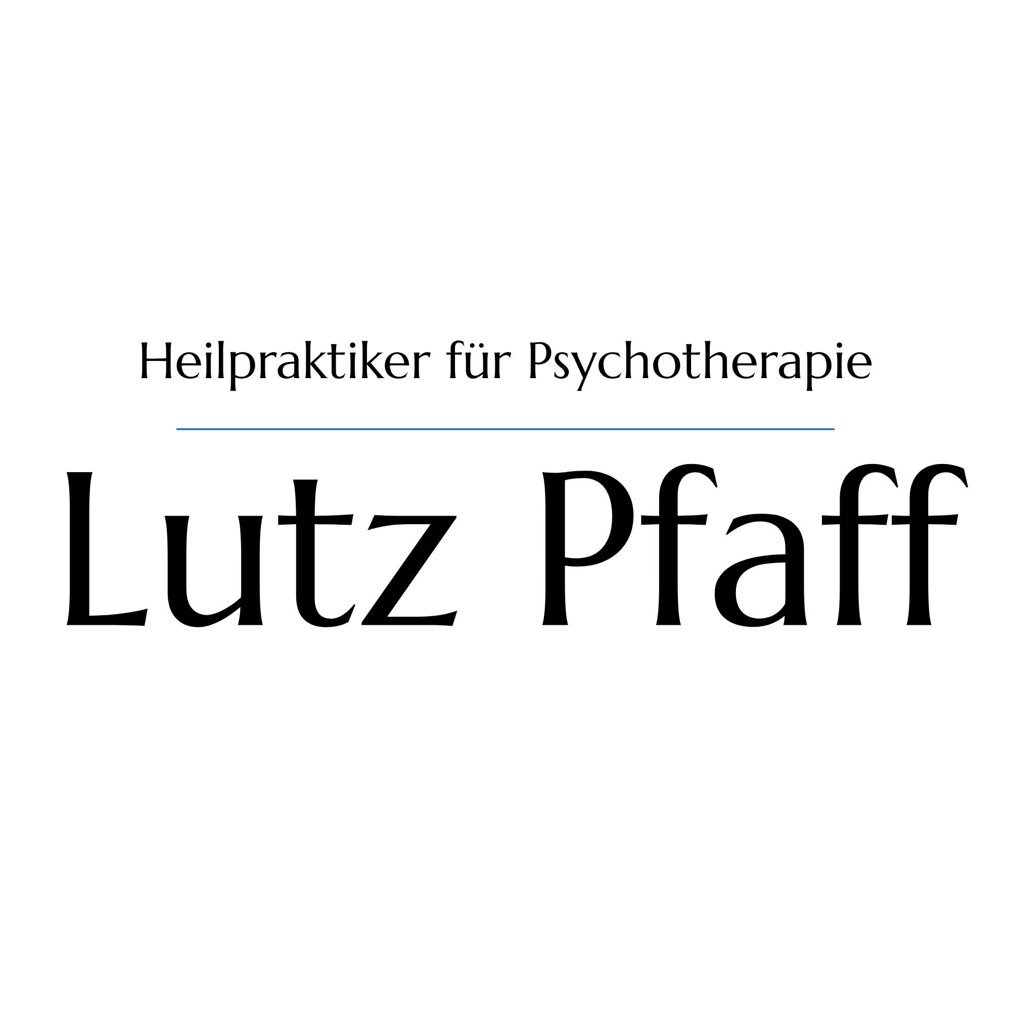 Heilpraktiker für Psychotherapie Lutz Pfaff